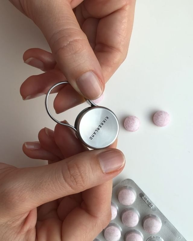 One Pill Case for your keychain in collaboration with @kikkerland and @asadventure and @designacademyeindhoven.
