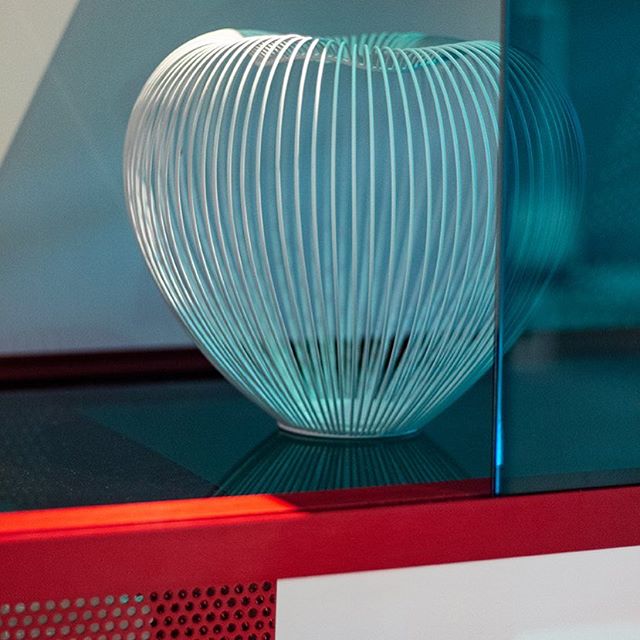 Wanderlust cabinet close-up at @venturaprojects in Milan. 
Thank you @vandijkenglasbeleving  for beautiful glass panels!

#cabinet #glass #furnituredesign #retail #colorful #shelvingsystem 
#venturafuture #salonedelmobile2019