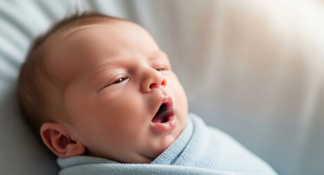 2 month old baby breath smells