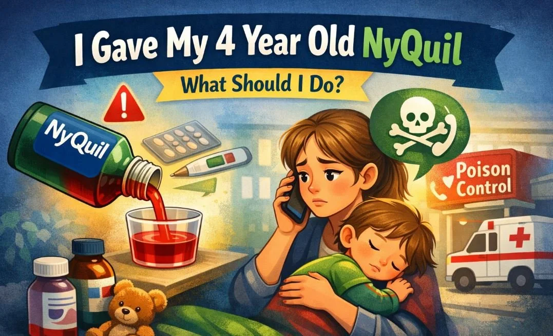 I Gave My 4 Year Old Nyquil - What Should I Do?