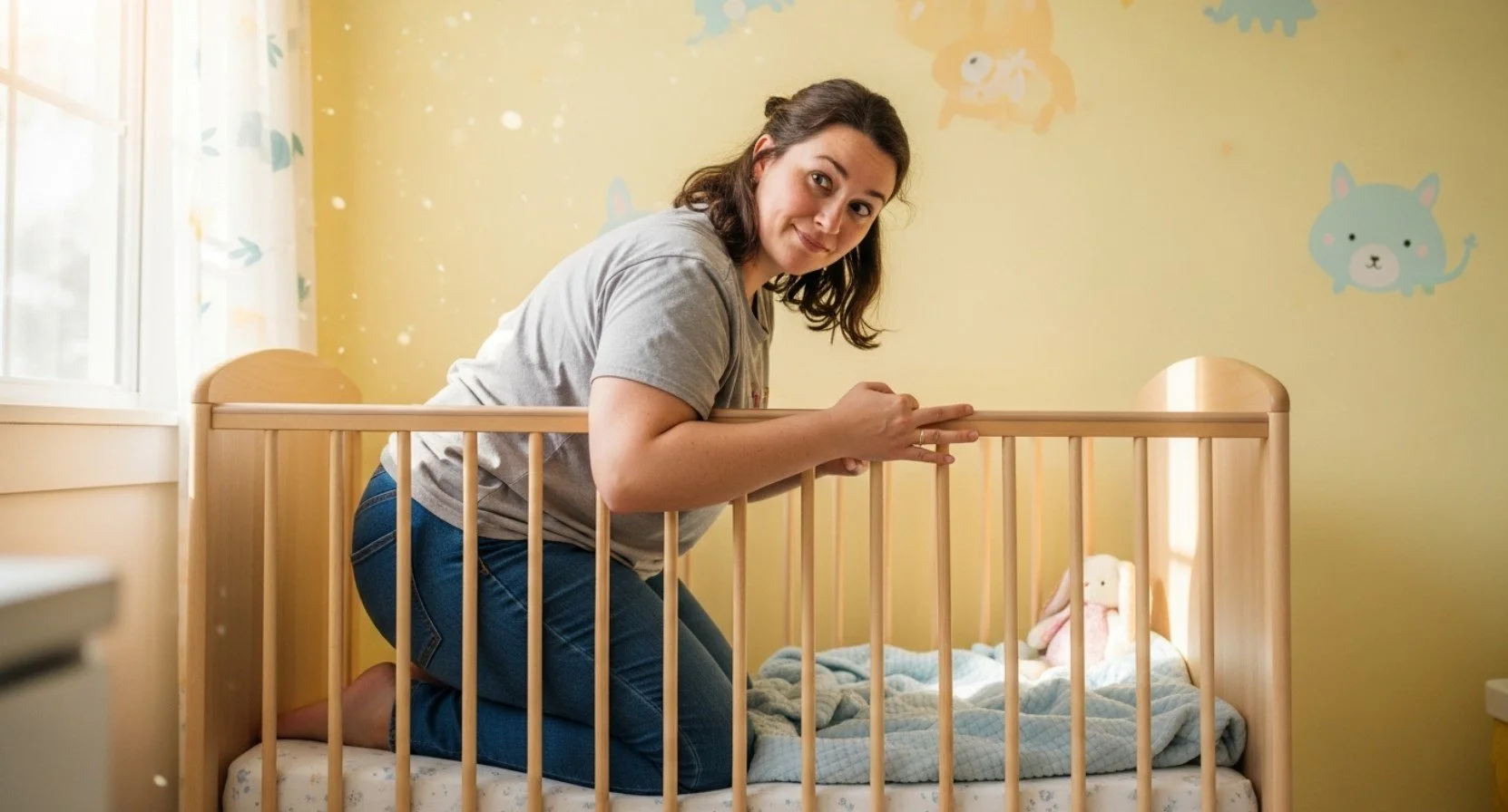 Adult In Crib (Can You Fit?)