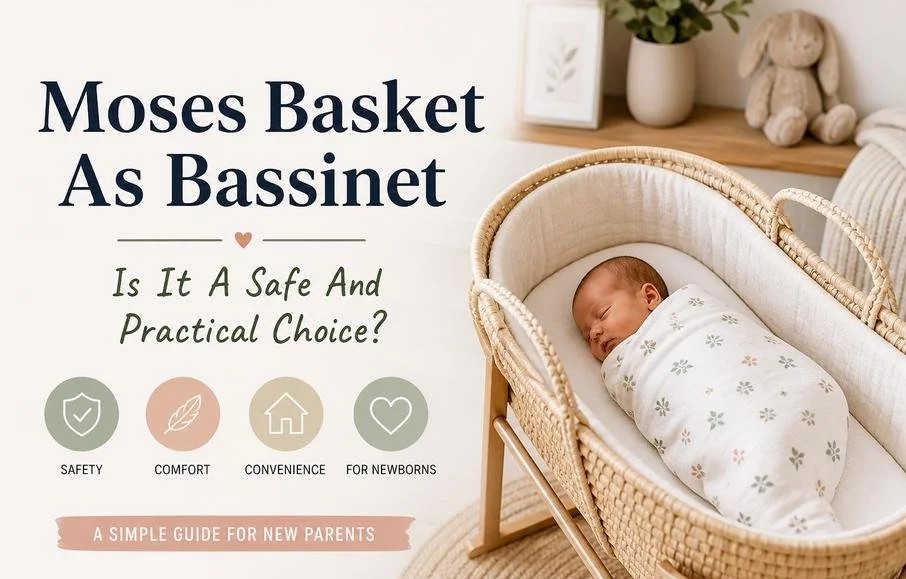 Moses Basket As Bassinet (Is It A Safe And Practical Choice?)