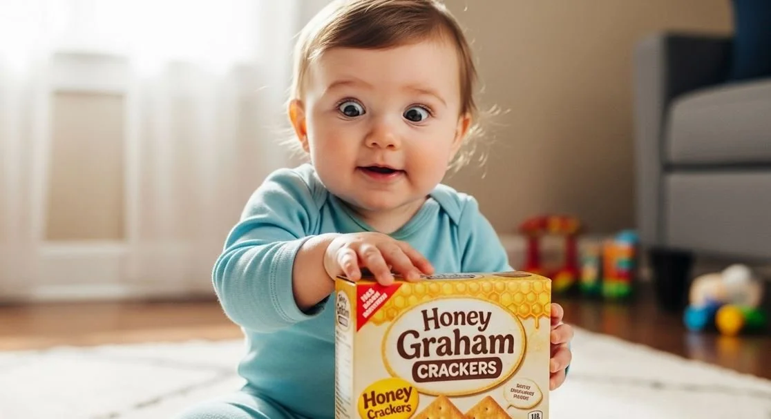 What to Do If a Baby Accidentally Eats Honey Graham Crackers