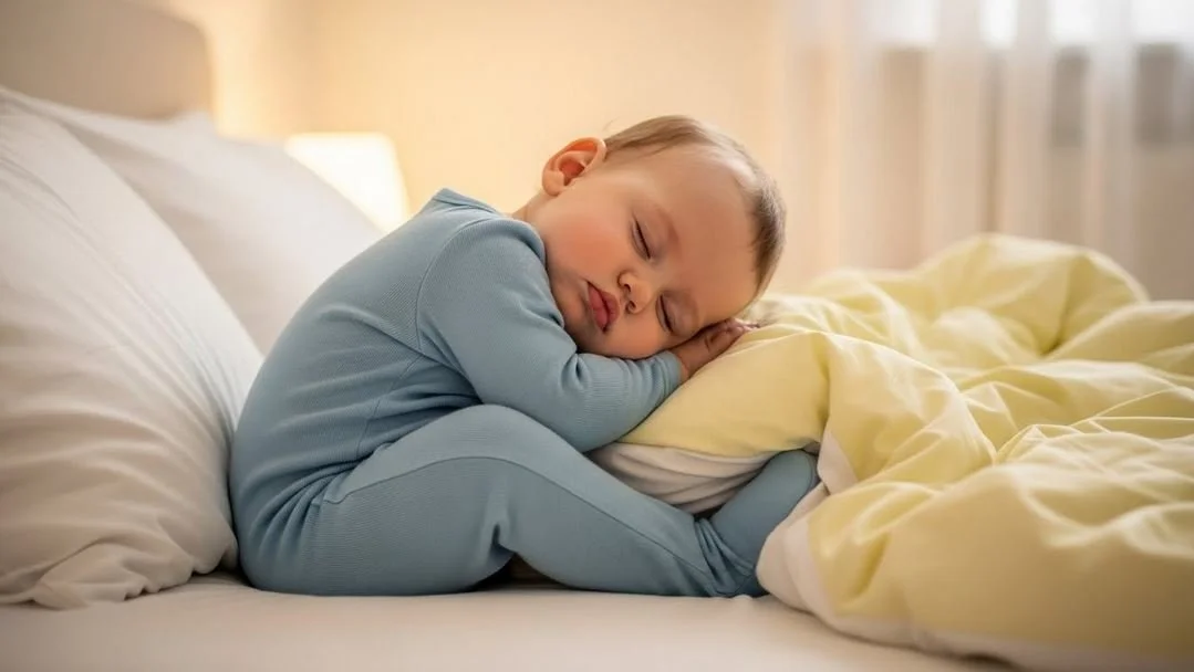 Baby Sleeping Sitting Up Folded In Half