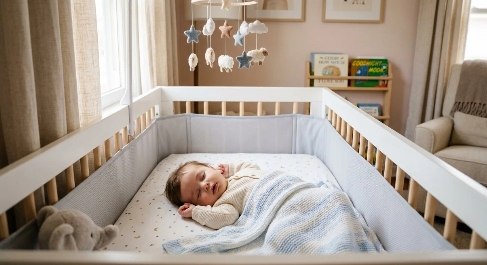 #5. Vertical Crib Rail Covers