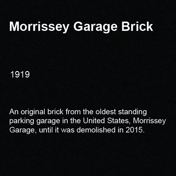 Morrissey Garage Brick, 1919