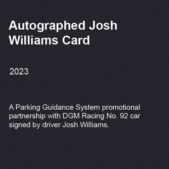 Autographed Josh Williams Card, 2023