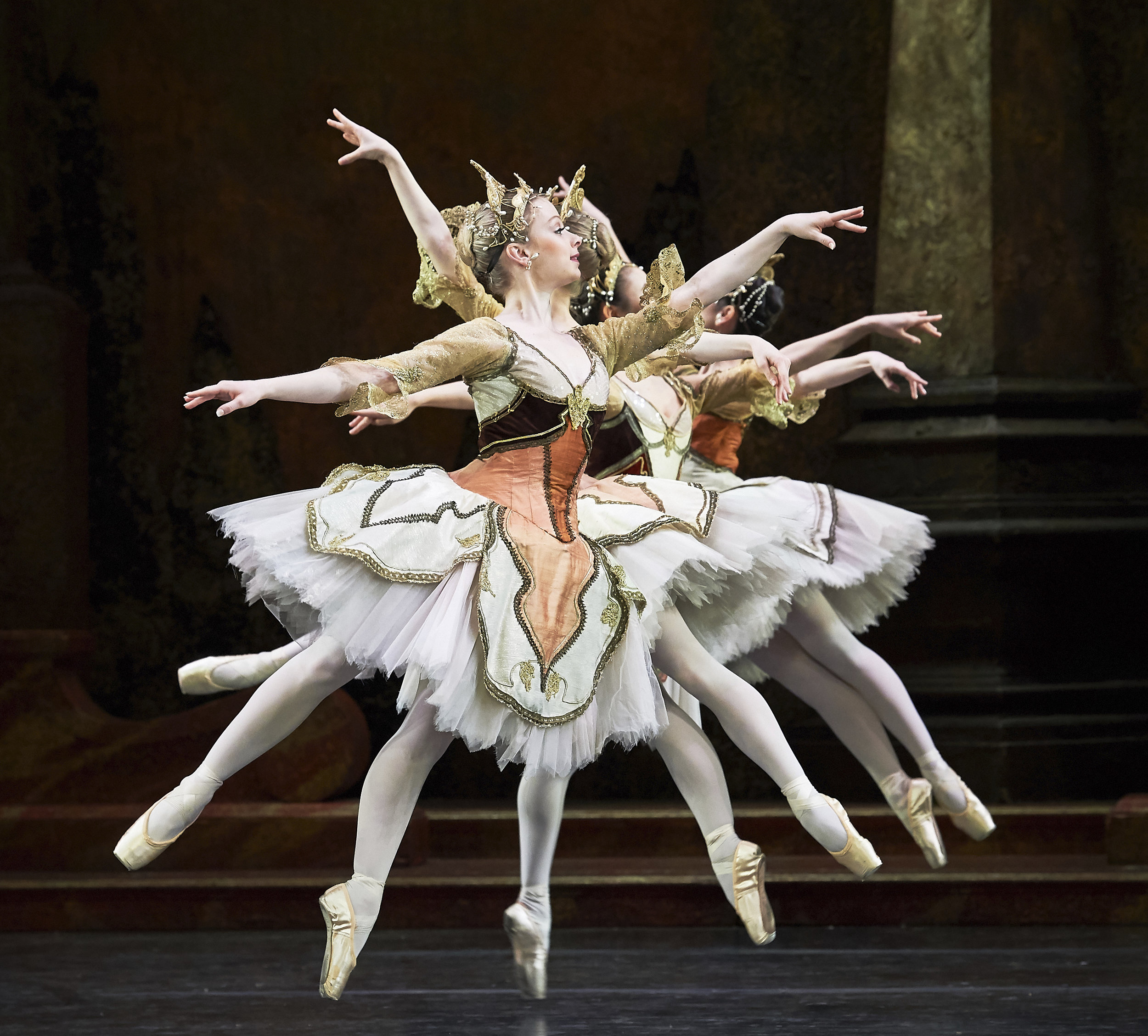  Dancers from the Birmingham Royal Ballet perform Sleeping Beauty at at the Mayflower Theatre, Southampton.  
Photo by Thomas Bowles, 30 January 2018
 