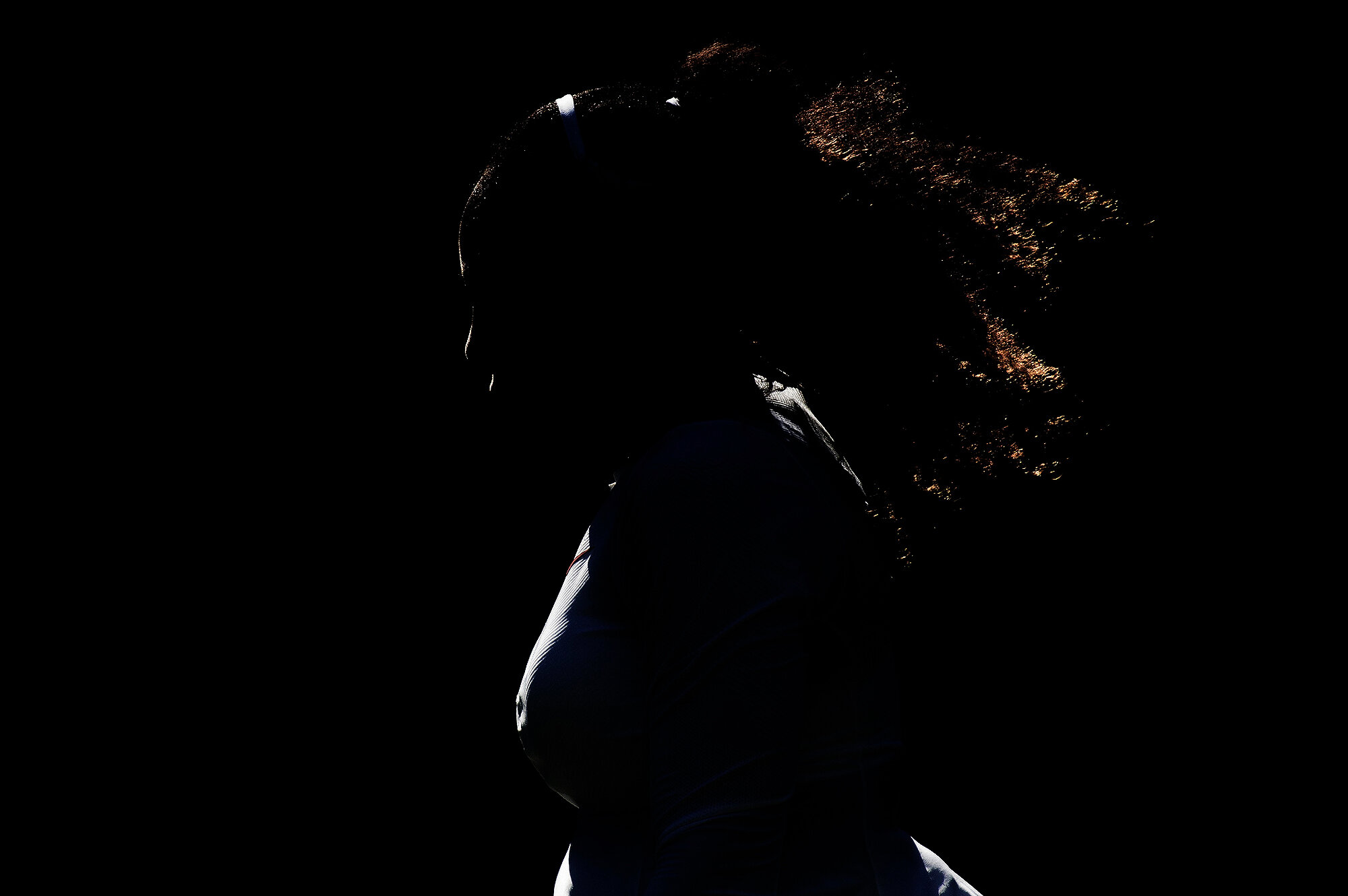  Serena Williams playing against Arantxa Rus in the first round of the Ladies Singles on No1 Court during The Championships at the All England Lawn Tennis Club, Wimbledon. Photo: Eddie Mulholland/The Telegraph, 02 July 2018 