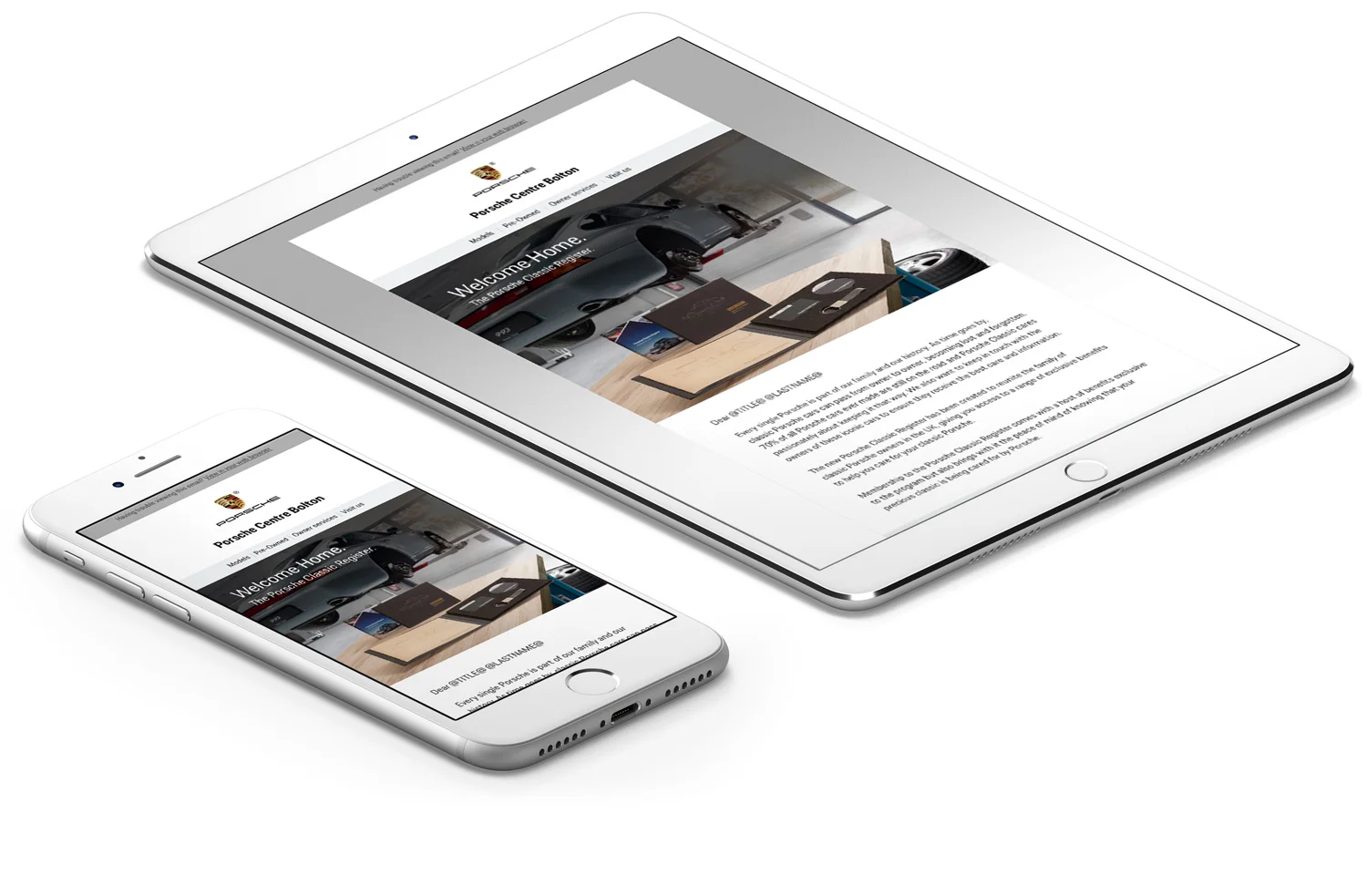 Porsche Classic Register - Email