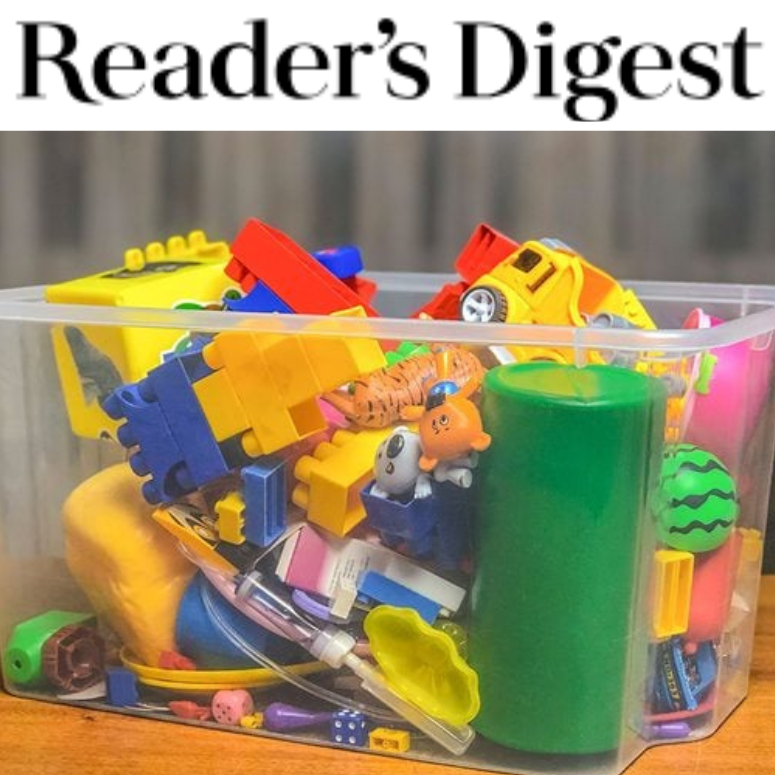 I was quoted in Reader's Digest in an article about clear plastic storage containers!