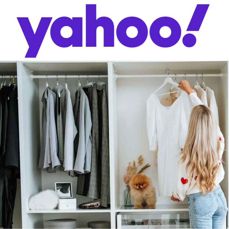 I was quoted in a Yahoo! article about closet organizing!