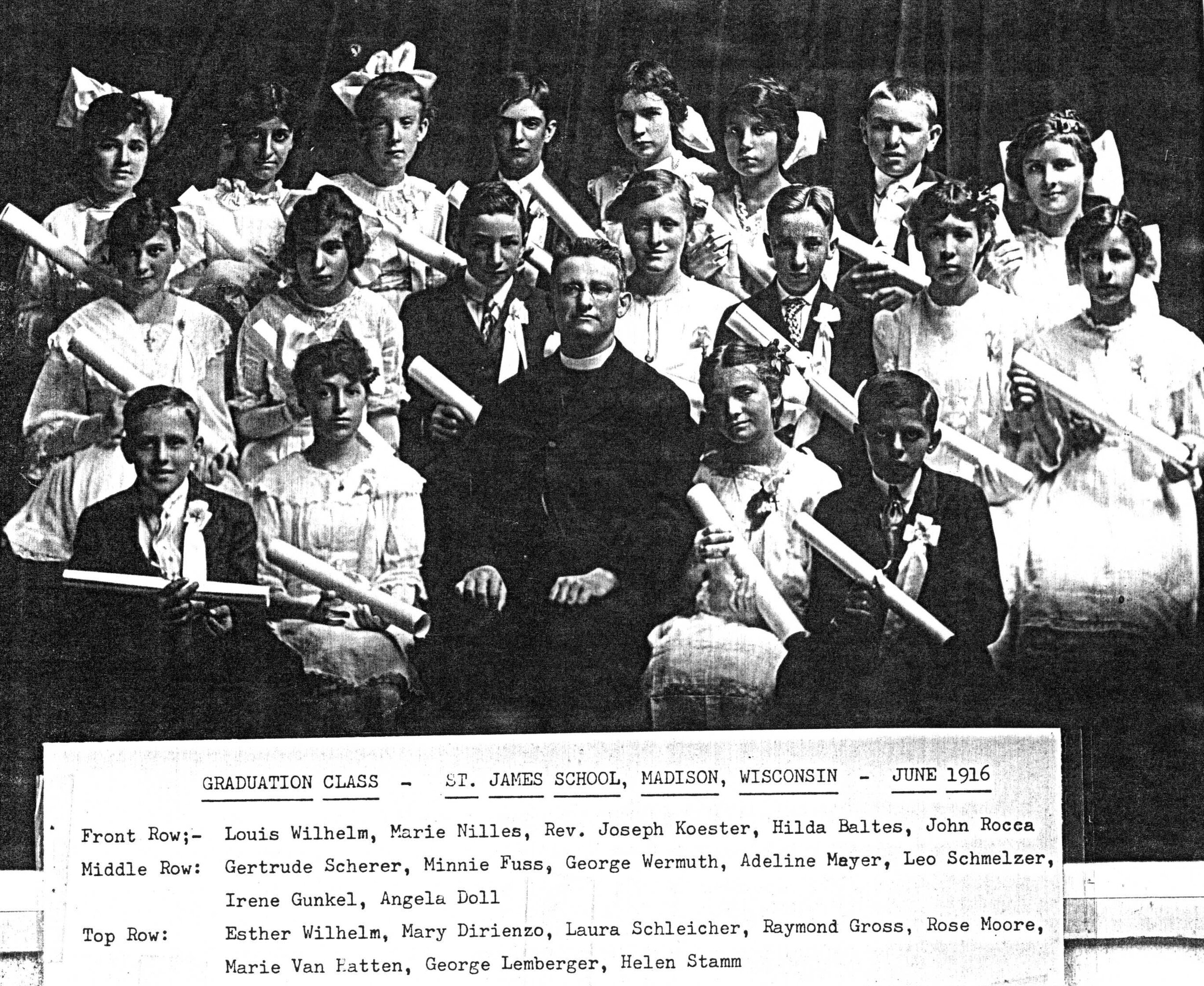 8th Grade in 1916