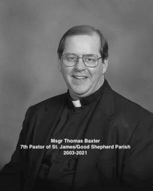Bonnie Moschkau - Pastor Msgr. Thomas Baxter, Pastor 2003-2021.jpg
