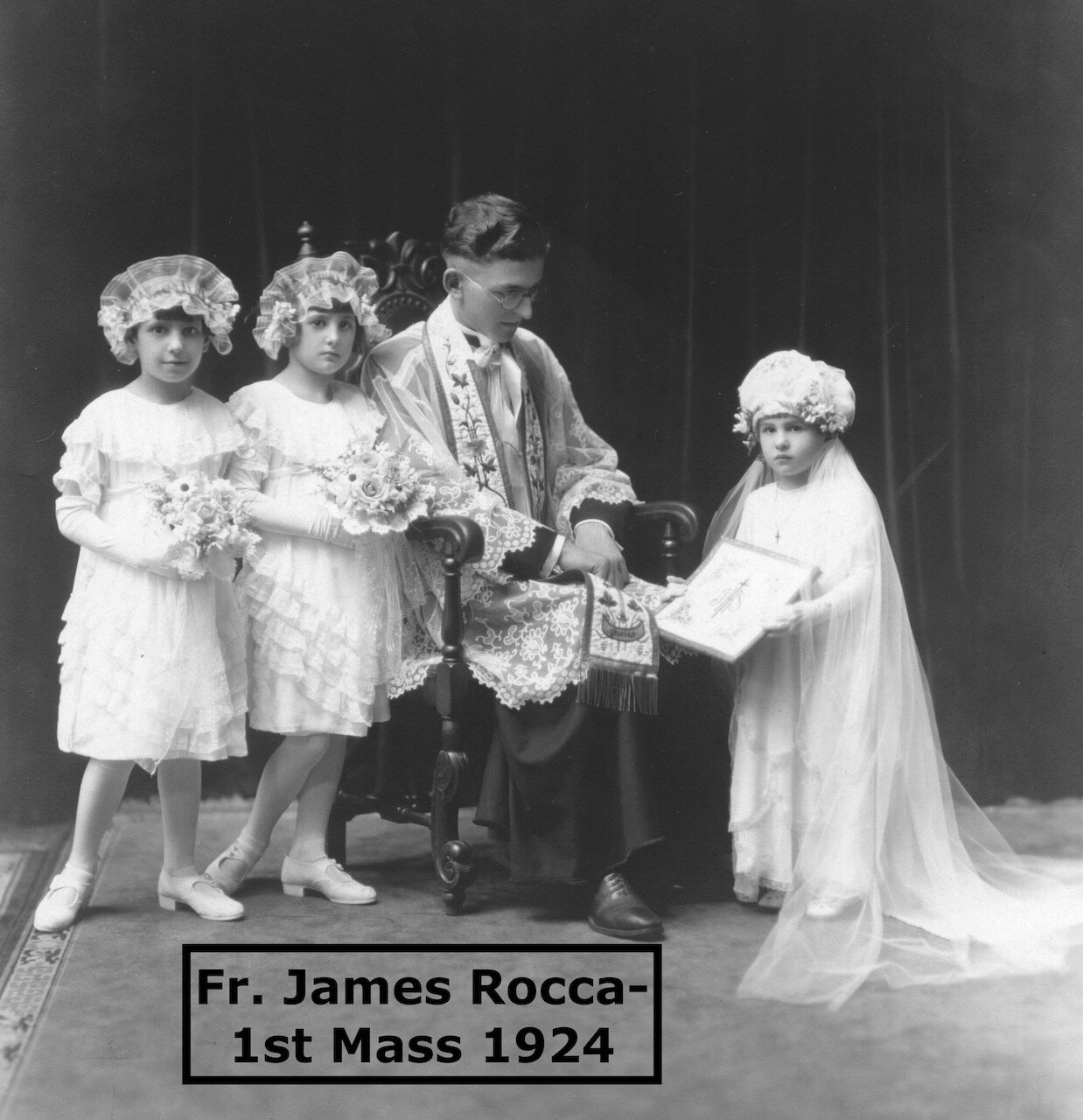 Bonnie Moschkau - Fr. James Rocca 1st Mass 1924.jpeg