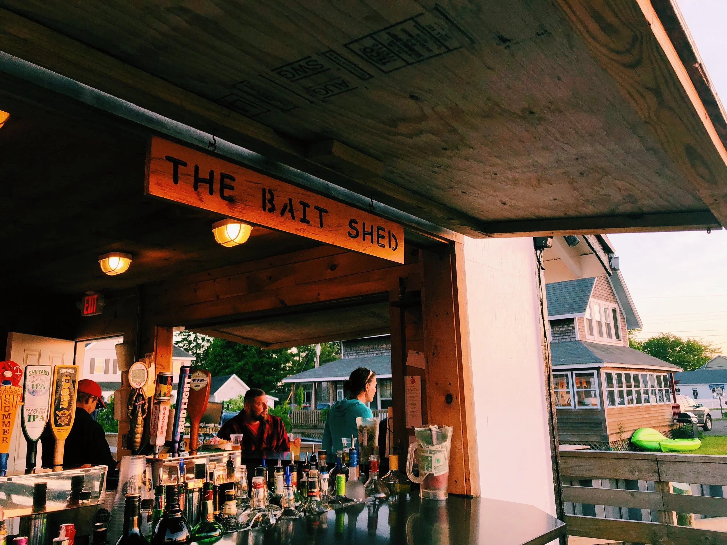 This Shed Sells Seafood on the Seashore
