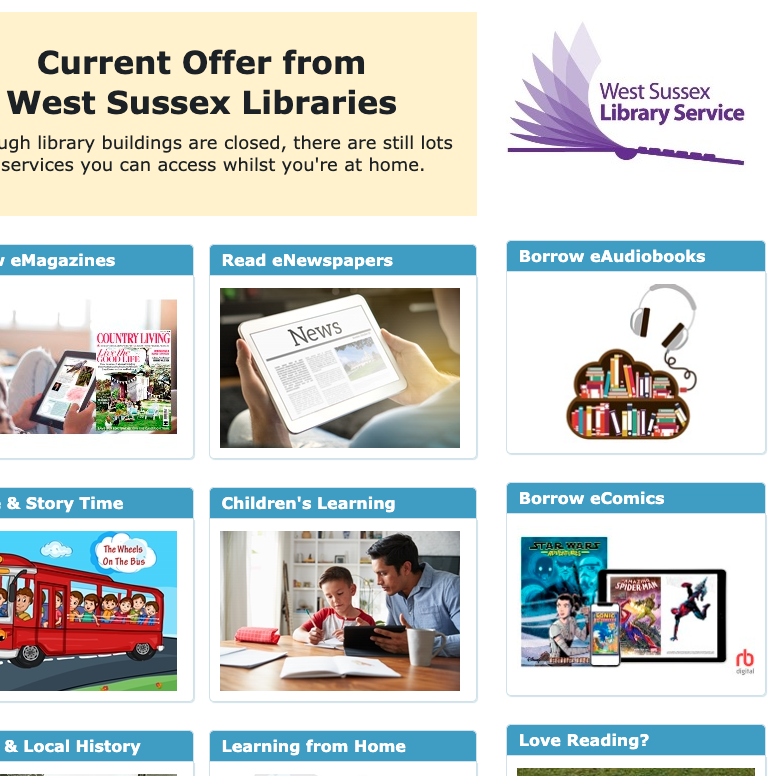 Online library services widen — Hassocks Life
