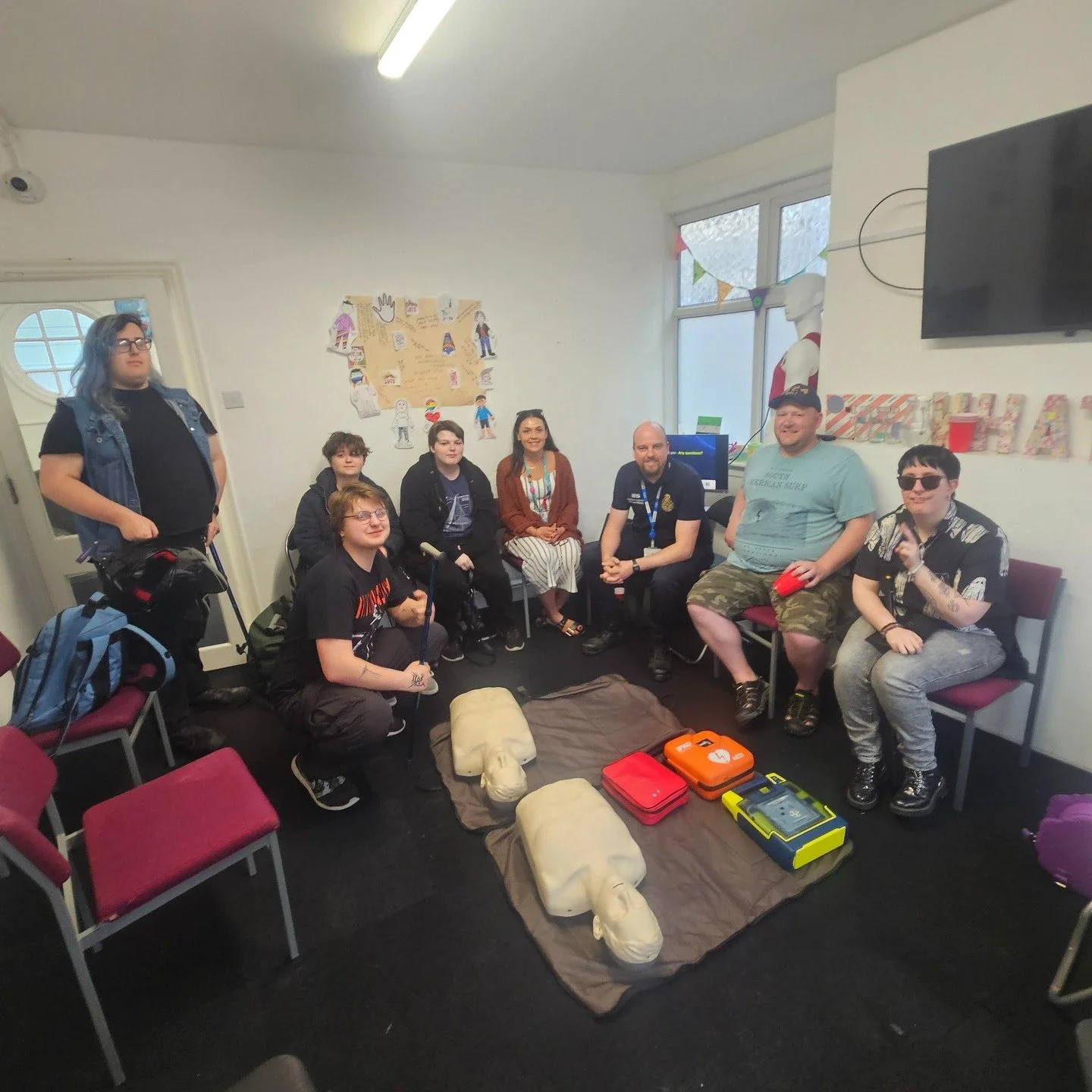 Last night we were joined by Stu from Dudley CFR's who delivered a very informative and valuable first AID awareness session.
Group runs every Wednesday 5:00-6:30pm at The What? Centre Dudley. It is a safe place for people to meet others from the LGB
