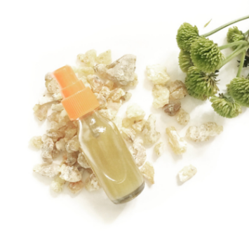 Earth Goddess Healing Oil with Frankincense, Myrrh &amp; Rose cosmetic formulation