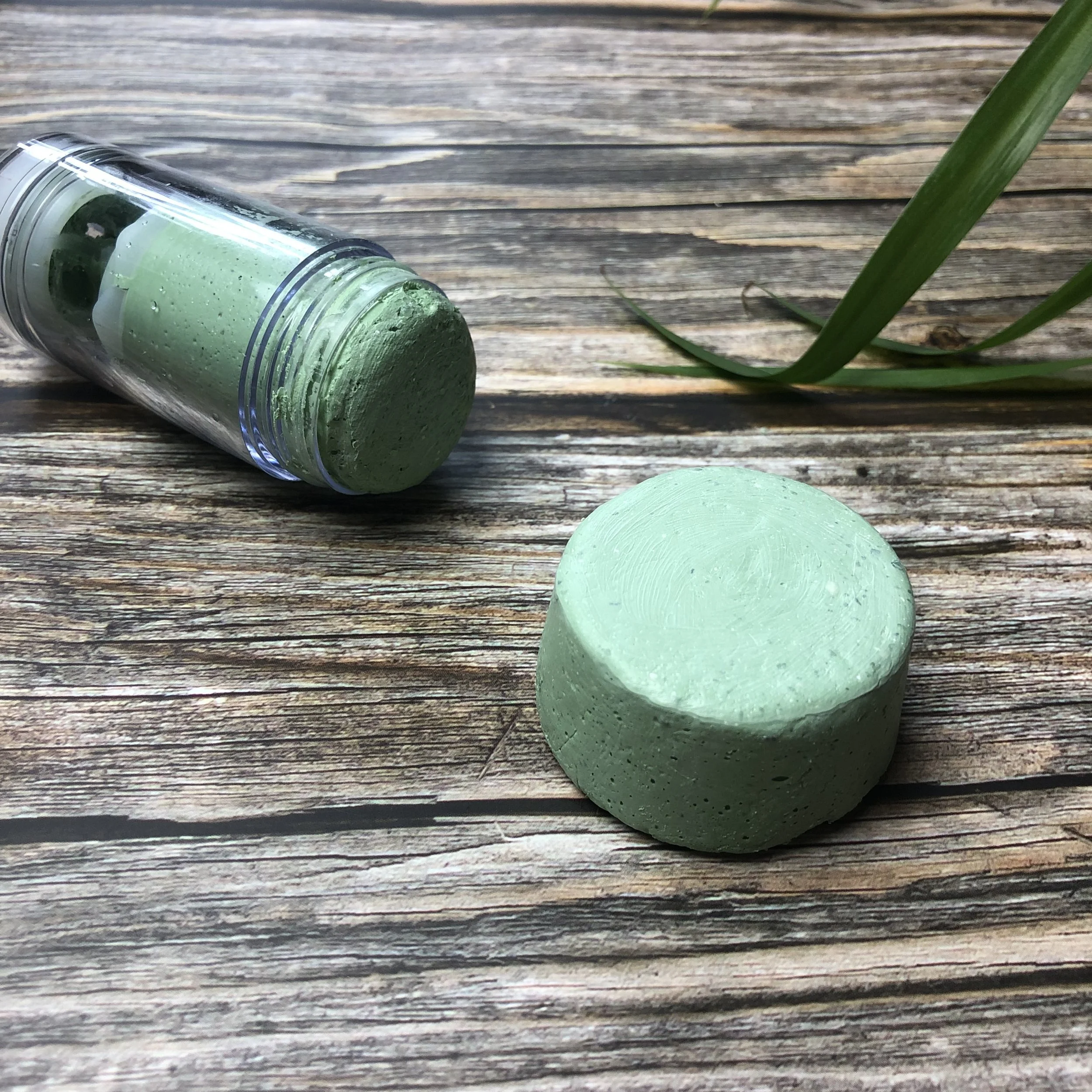 Peppermint and Marshmallow Stick Mask