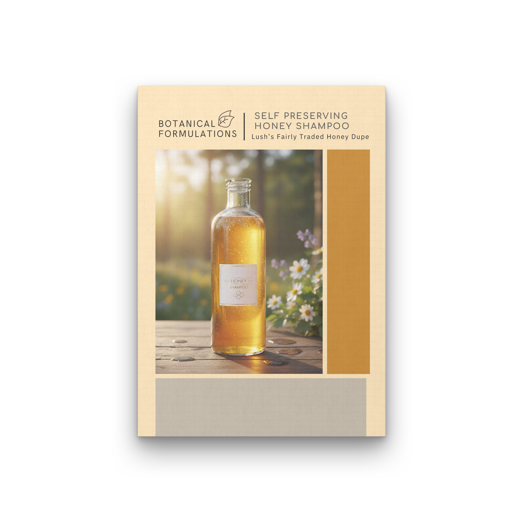 Self Preserving Honey Shampoo Lush Dupe