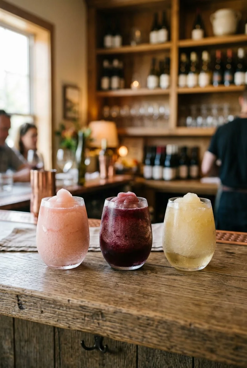 wine slushies neard davis and dixon