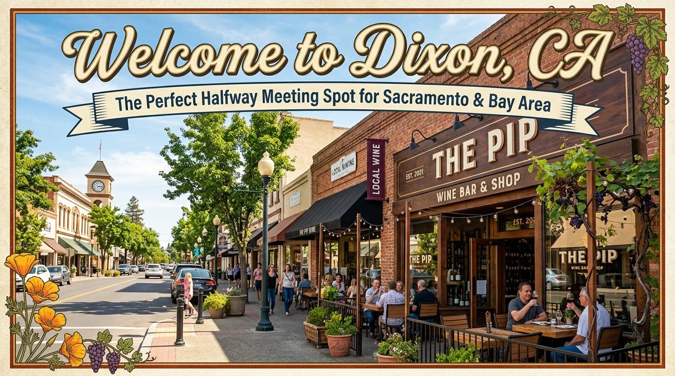 Why Dixon Is the Perfect Halfway Meeting Spot for Sacramento and Bay Area Friends