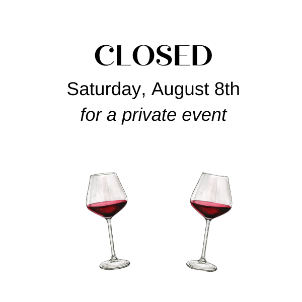 CLOSED for a Private Event