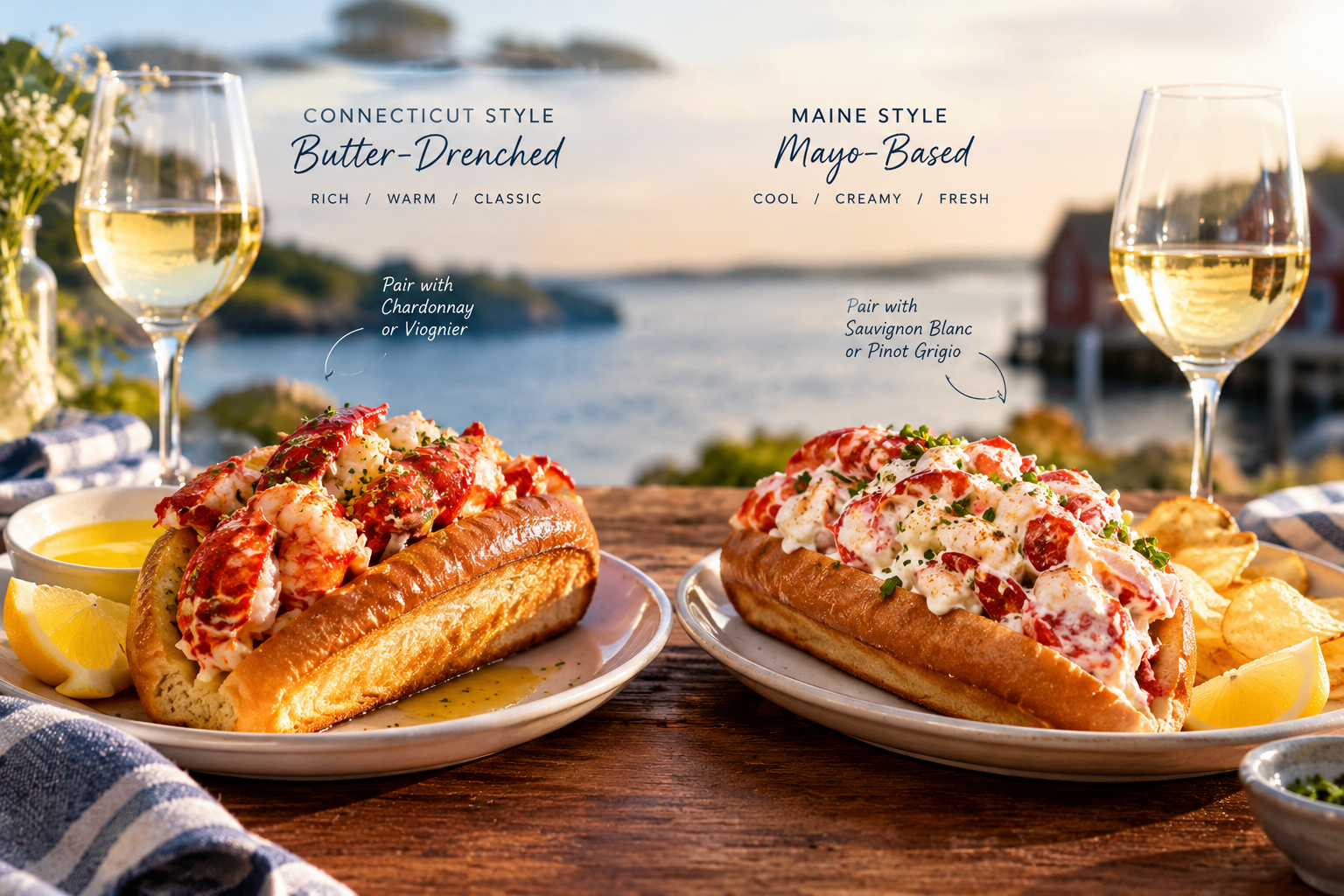 Wine and Lobster Roll Pairings: Mayo, Butter, and Spice