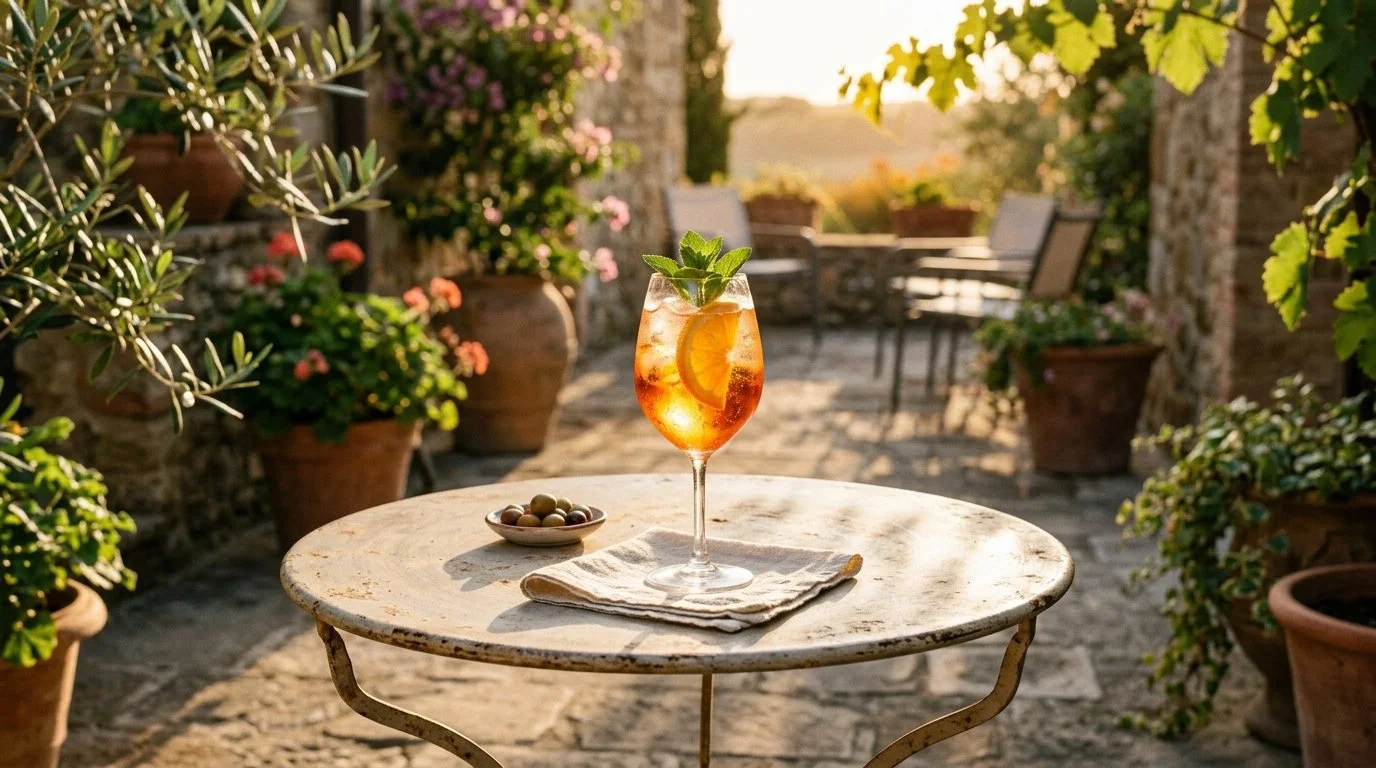Wine-based cocktails including Aperol Spritz