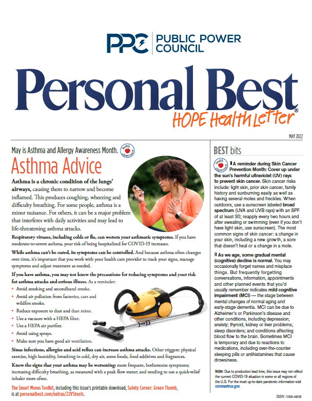 May Personal Best Hope Health Newsletter 