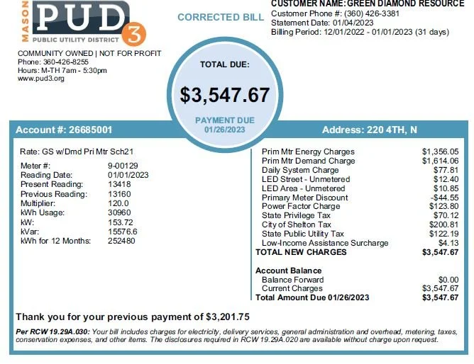 A New Surcharge Line Item Will Begin on January Bills