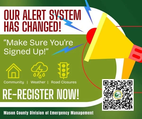 New Mason County Emergency Alert System