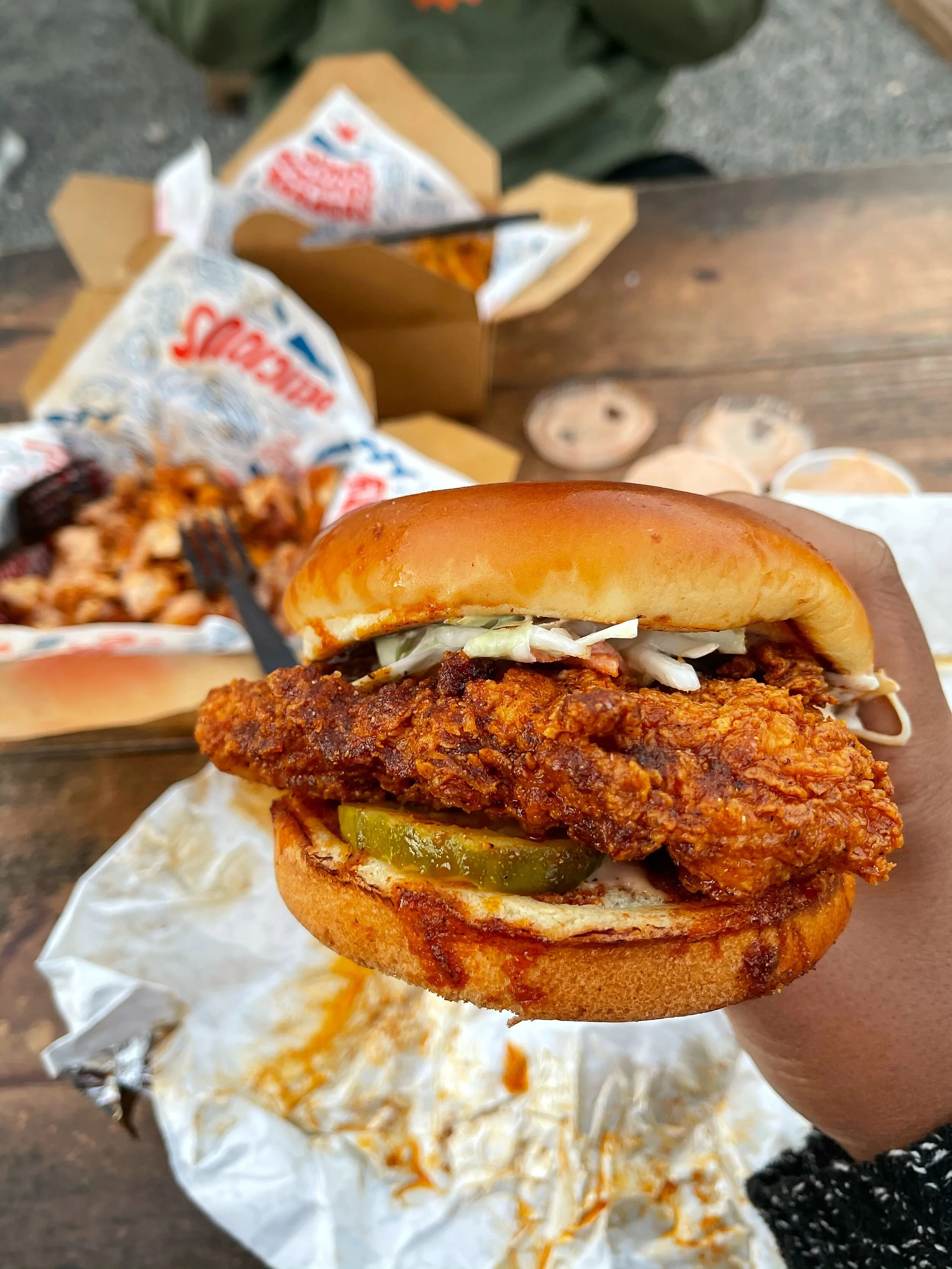 The Nashville Hot Chicken in Houston! 