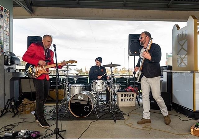 Throwing in back to last weekend at Sutter Health Park for @rivercats preseason party. Thanks to @acasualdreamer for the great shot. #sugarbeastband