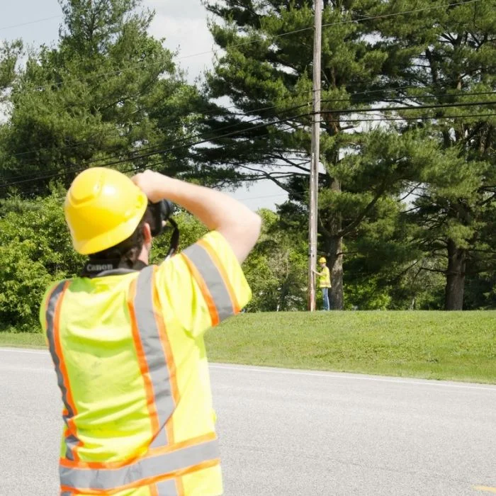 a katapult field worker collecting data
