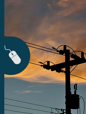a picture of a telephone pole