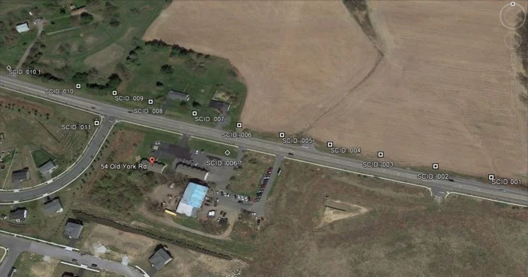 a .kmz file overlaid in google earth