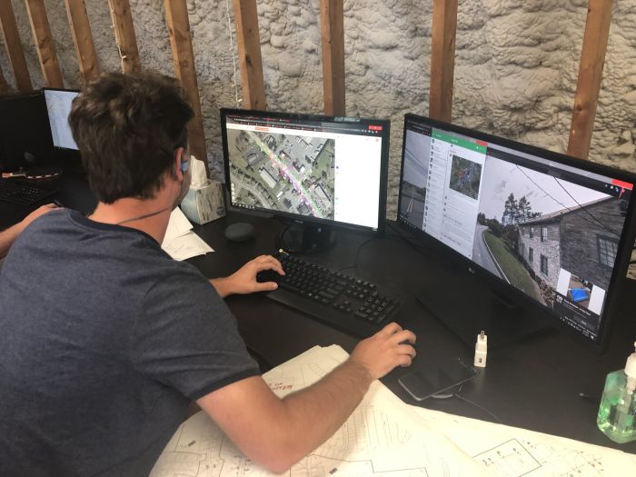 summer interns are hard at work learning data processing the office