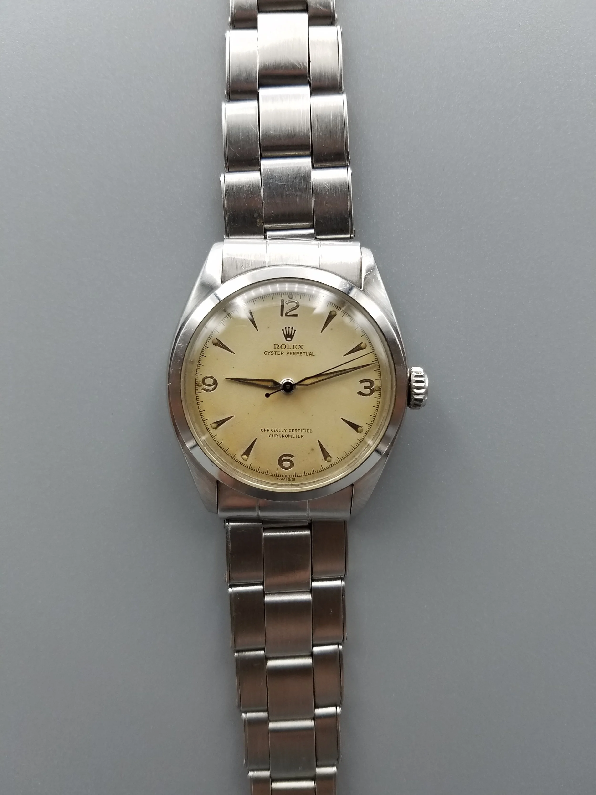 Rolex Oyster Perpetual ref 6084 Bubble Back