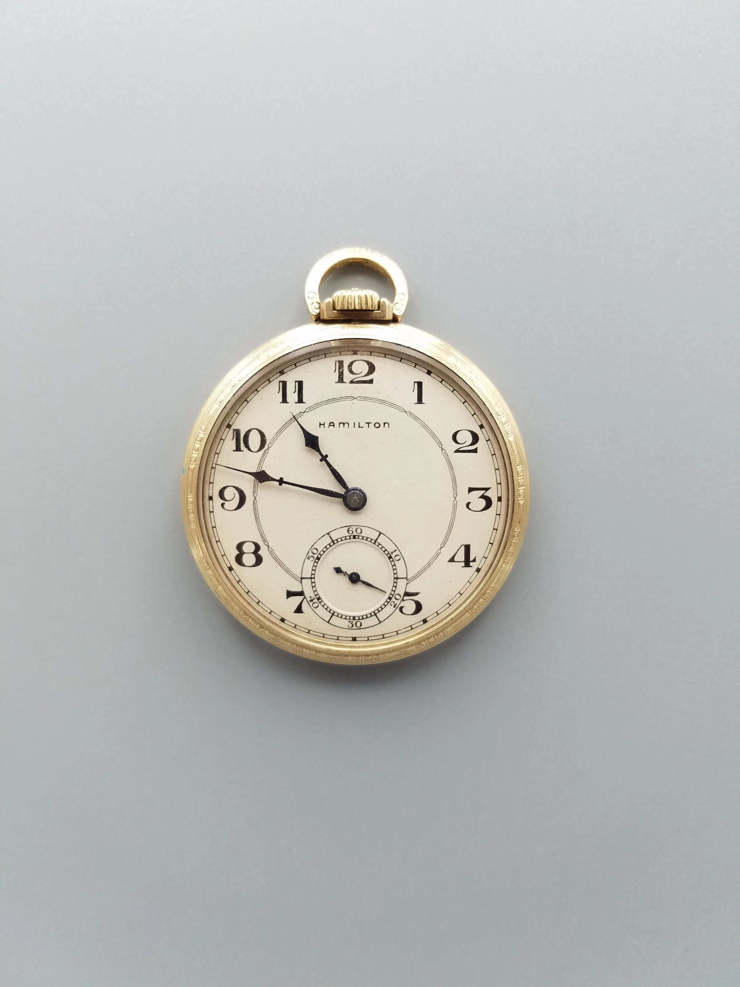 Hamilton 10s 17 jewel Pocket watch