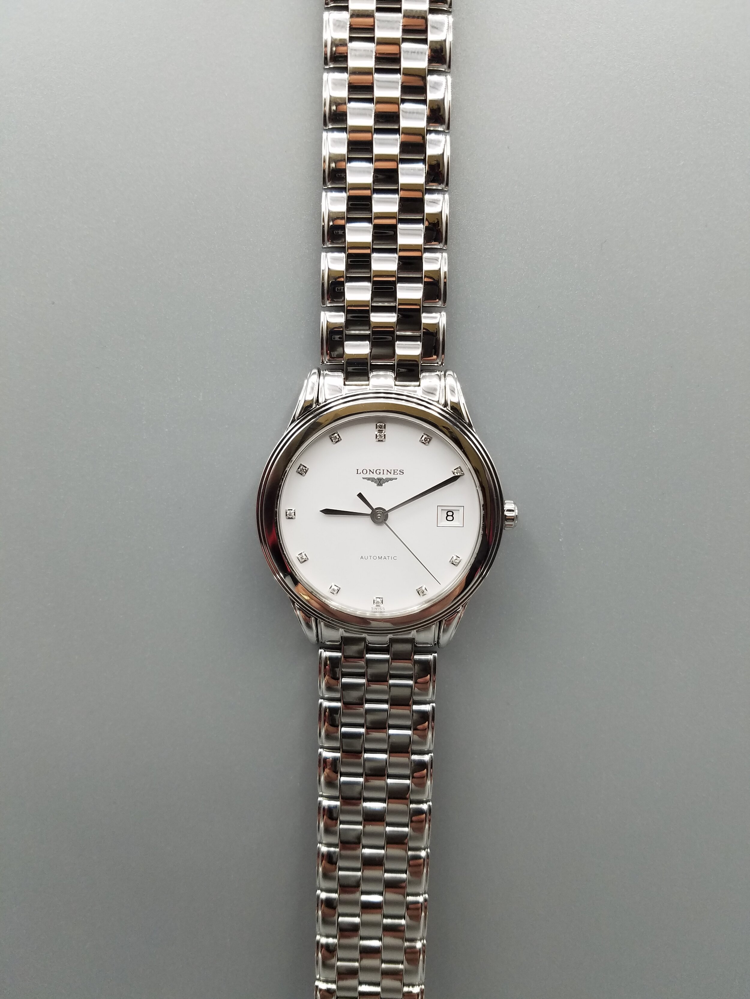 Longines Flagship Automatic Diamond dial ref L4.774.4