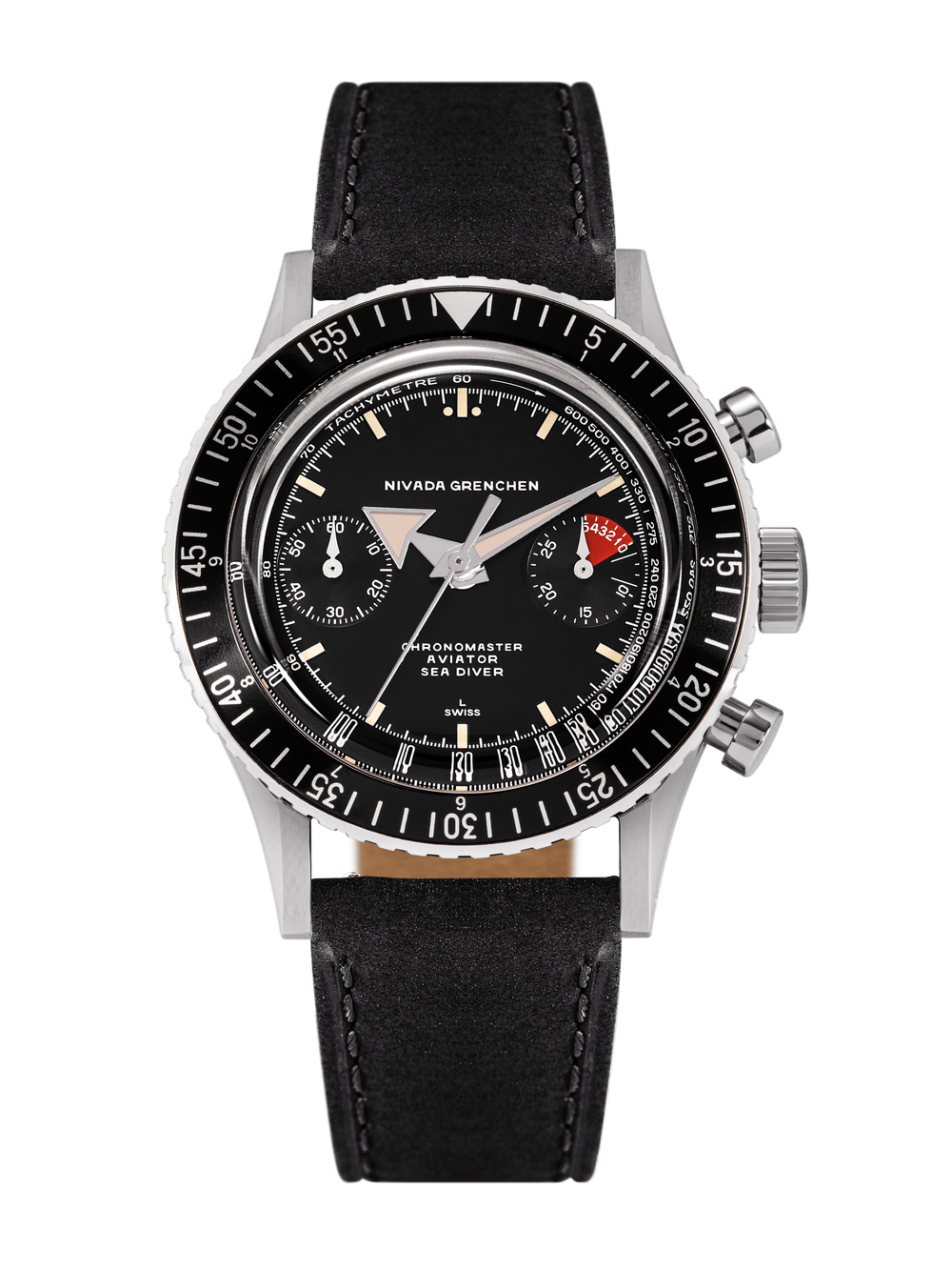 Nivada Grenchen Chronomaster BROAD ARROW - MANUAL 86007M03