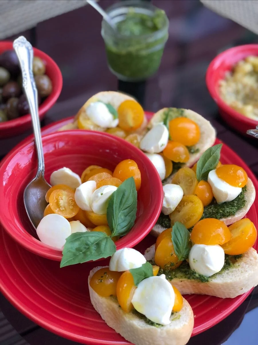 Bruschetta with Pesto