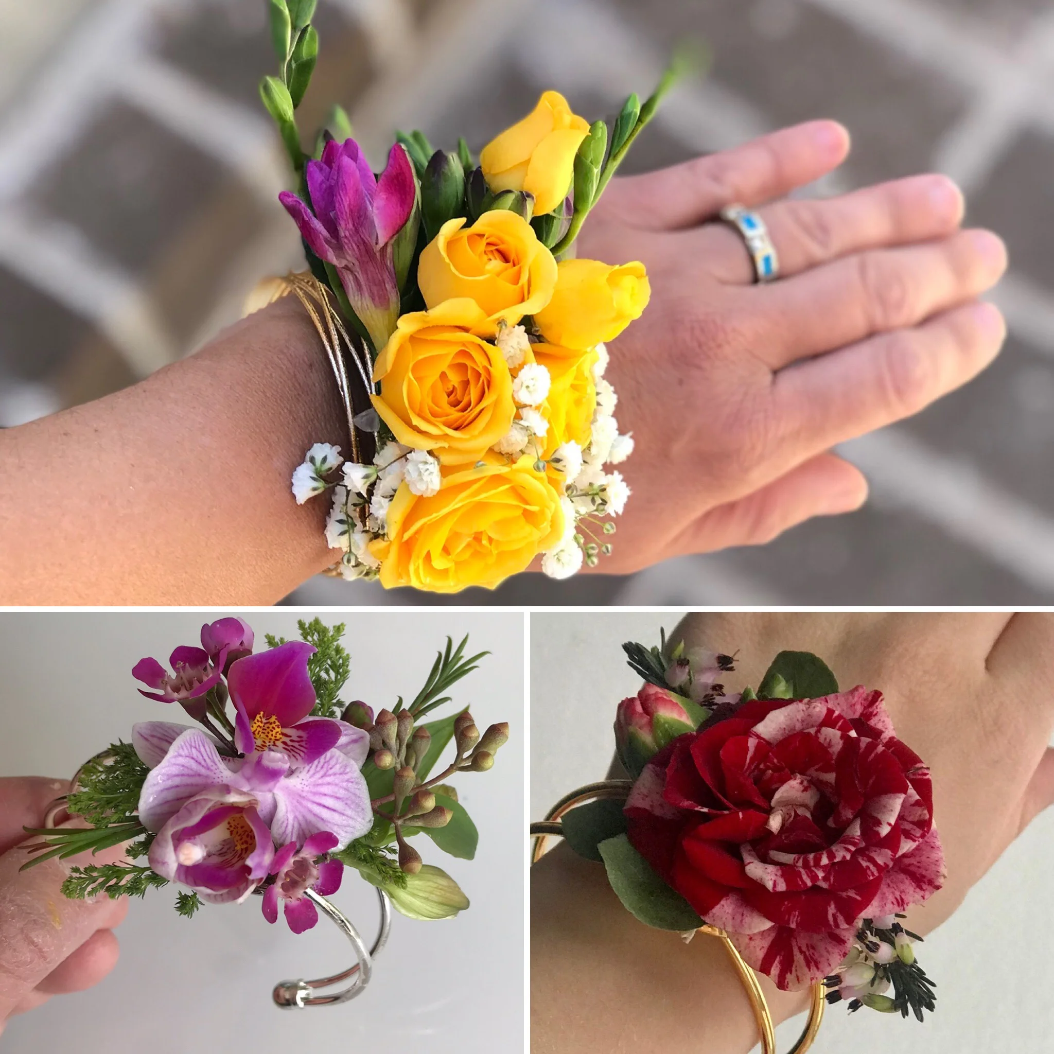 Pure Bloom Flowers - Flower Bracelet - Intrigue.JPG