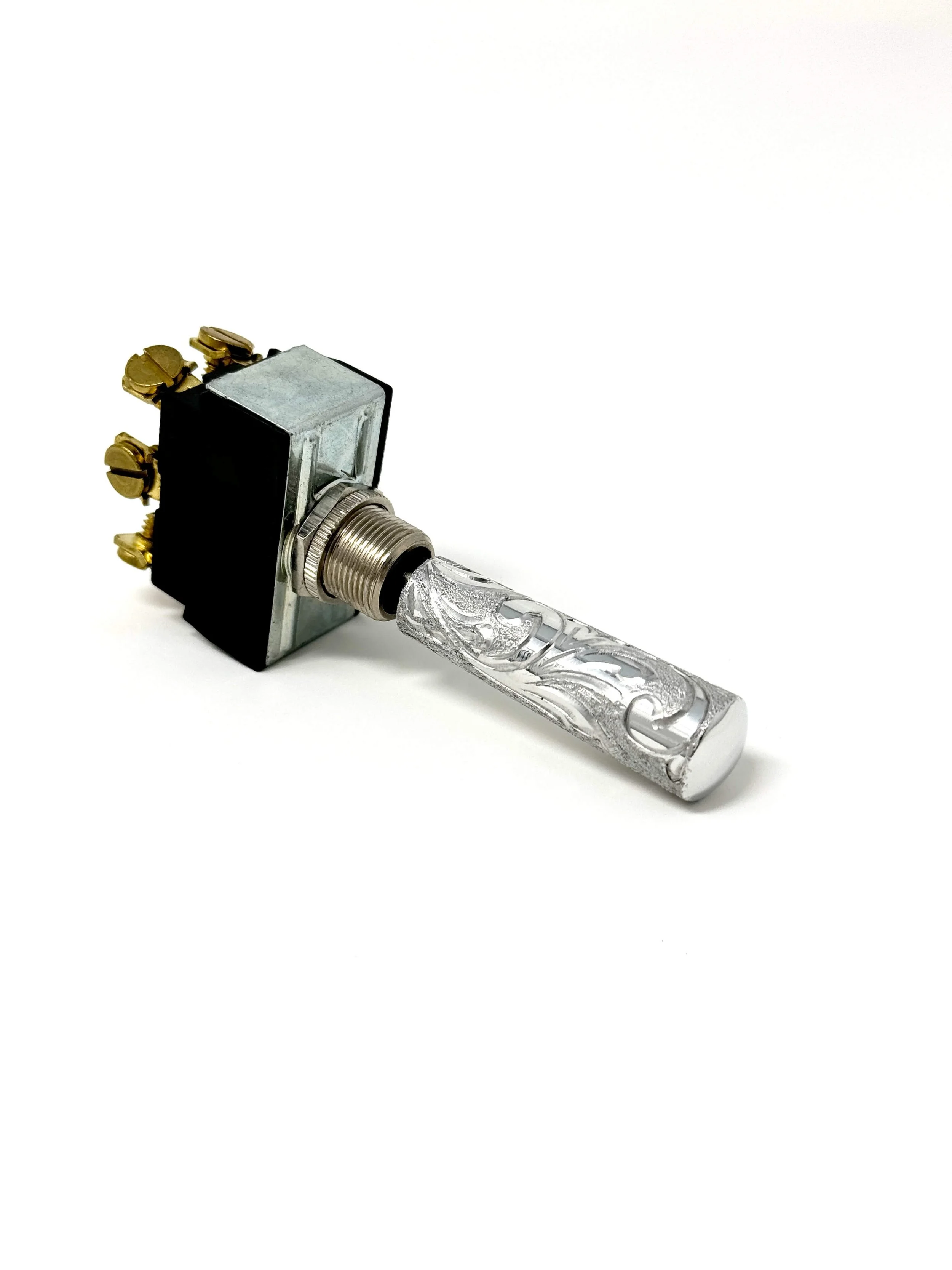 Highly Polished Engraved Toggle Switch Extension Custom Switches. JPEG.JPEG