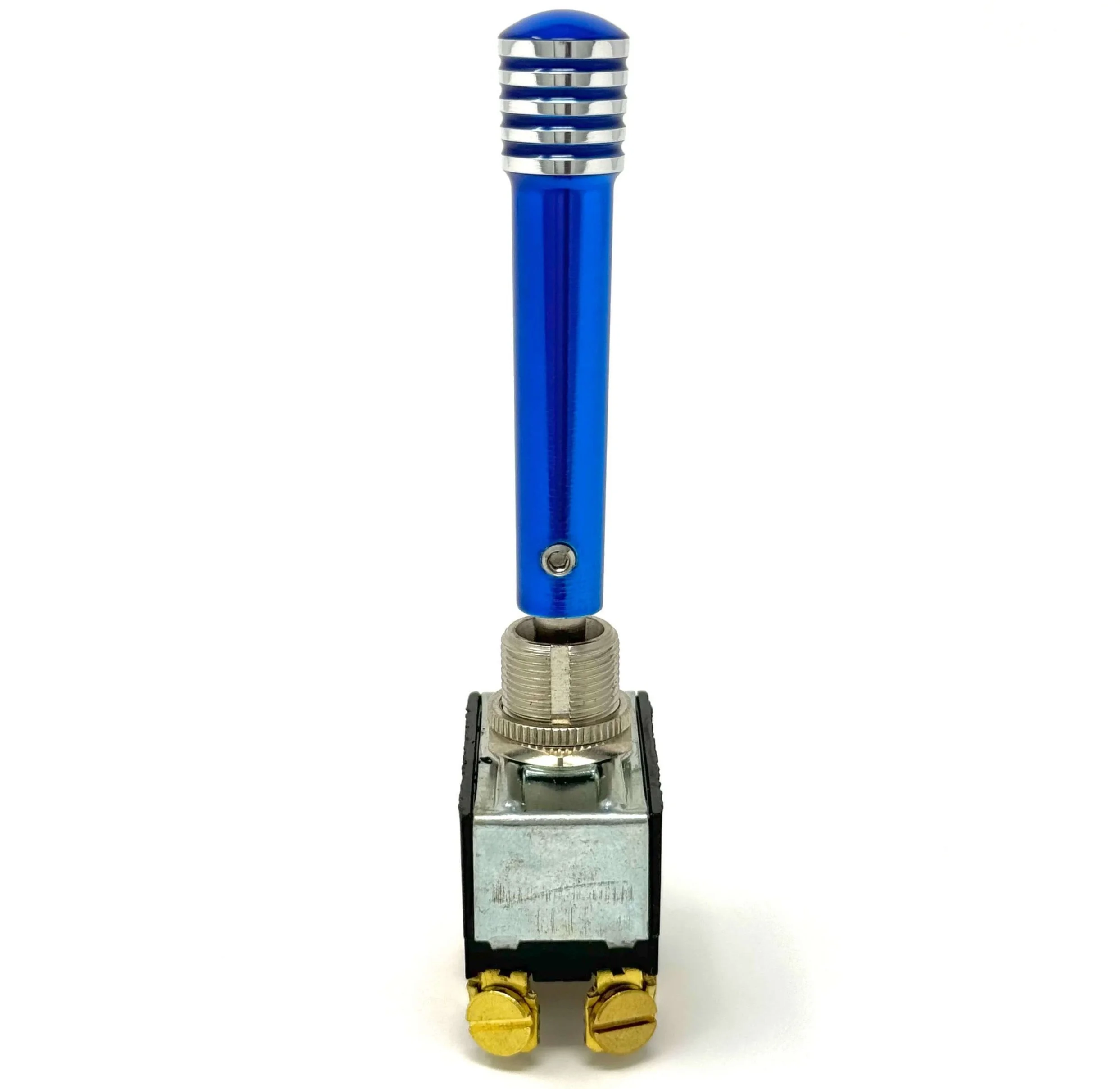 Extended Billet Candy Blue Toggle Switch Extension