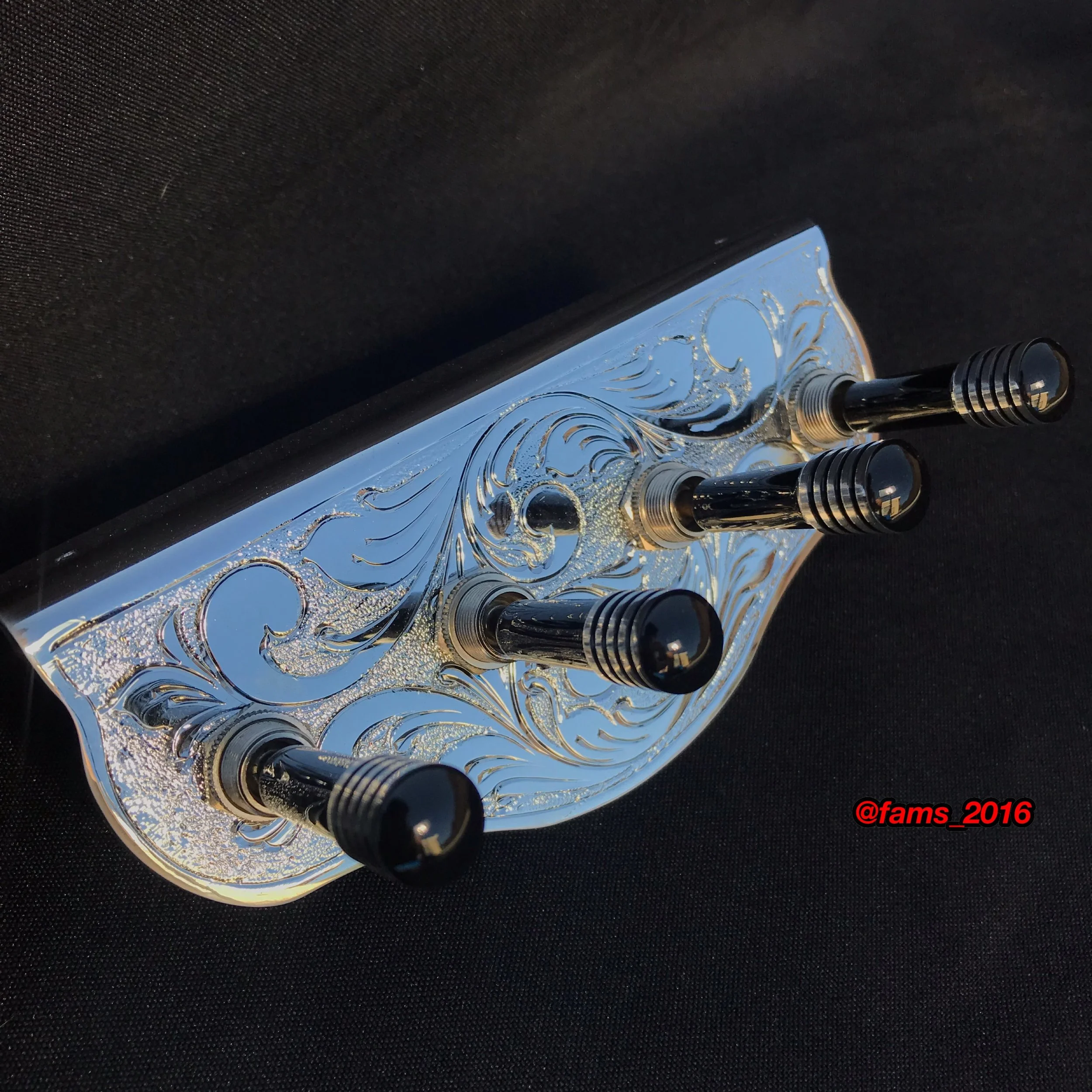 Engraved w/ Billet Black