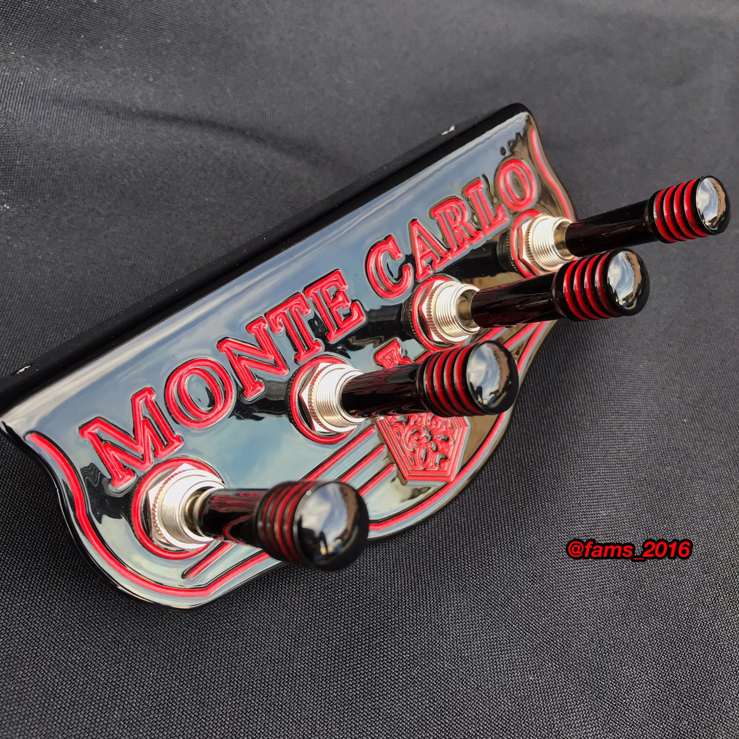 Monte Carlo Black Red w/ Billet Black Red