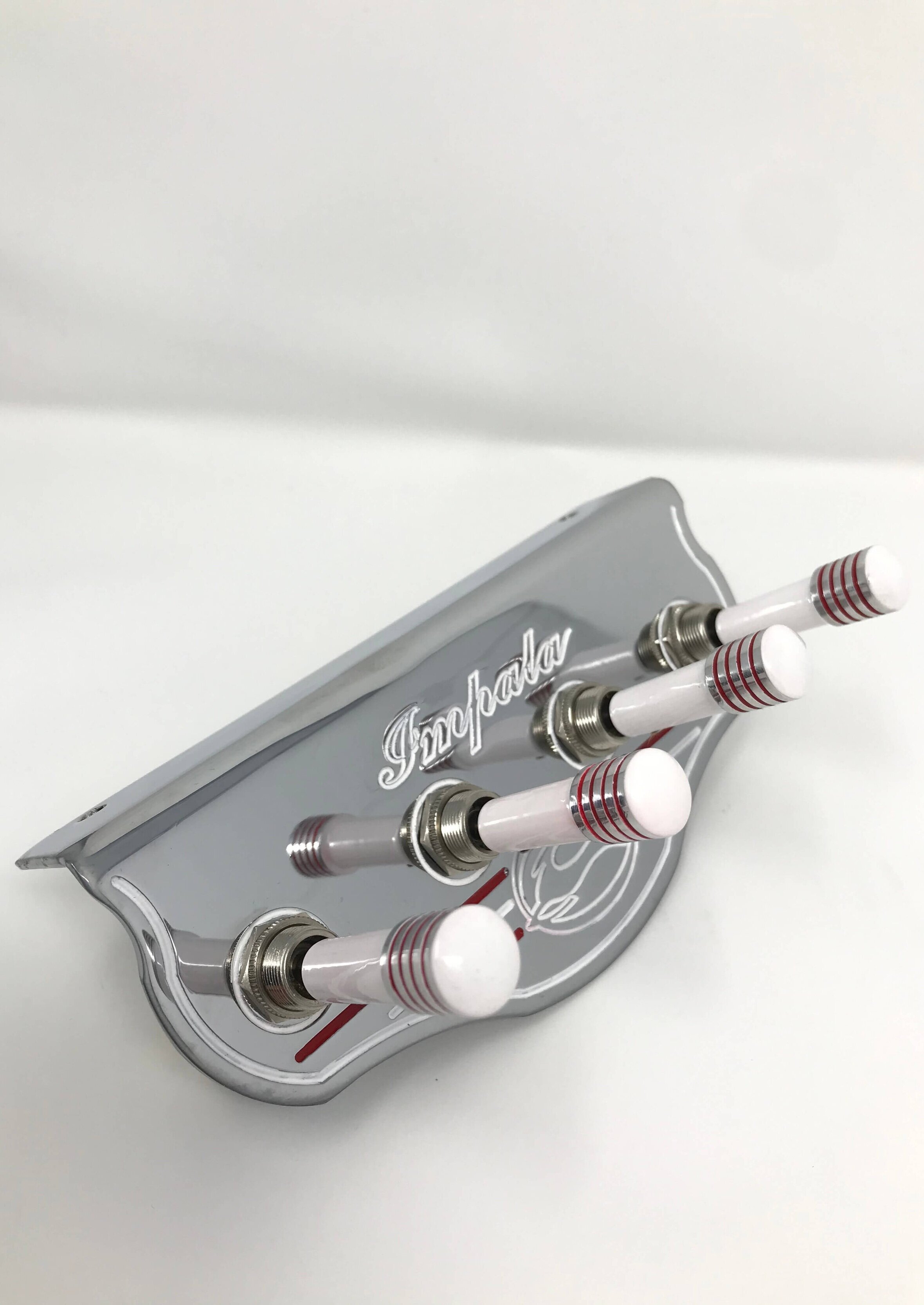 Impala White and Red w/ Billet White Red